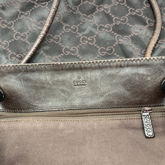 Vintage Gucci Tote (Brown GG) with original Gucci dust bag - Picture 3 of 6